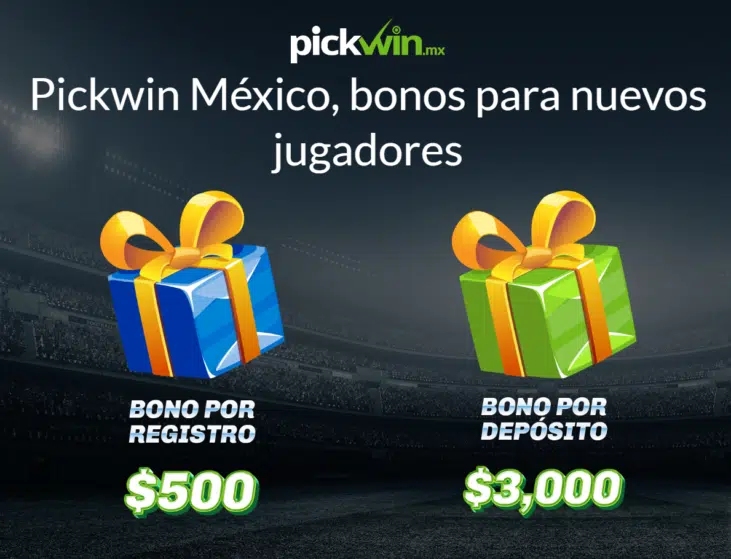 Pickwin México, bonos para nuevos jugadores