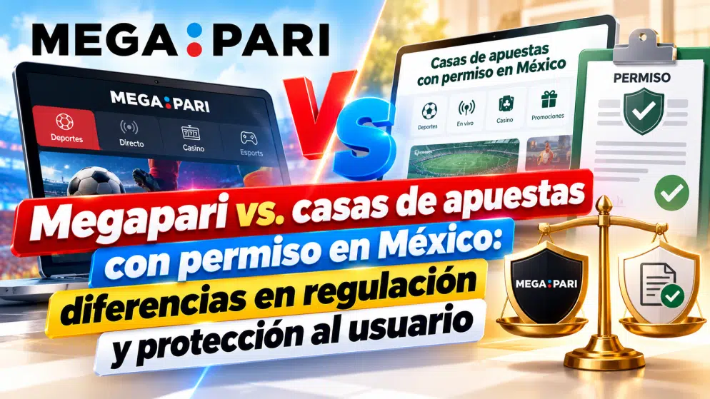 Megapari vs. casas de apuestas con permiso en México: diferencias en regulación y protección al usuario